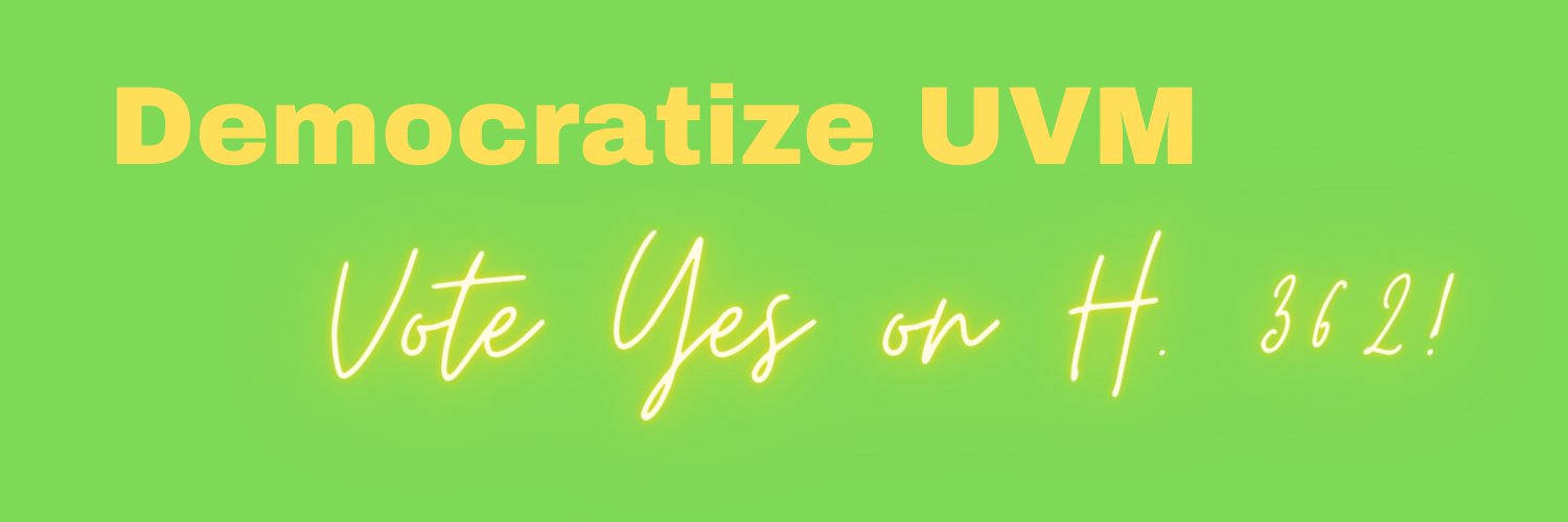 DemocratizeUVM banner