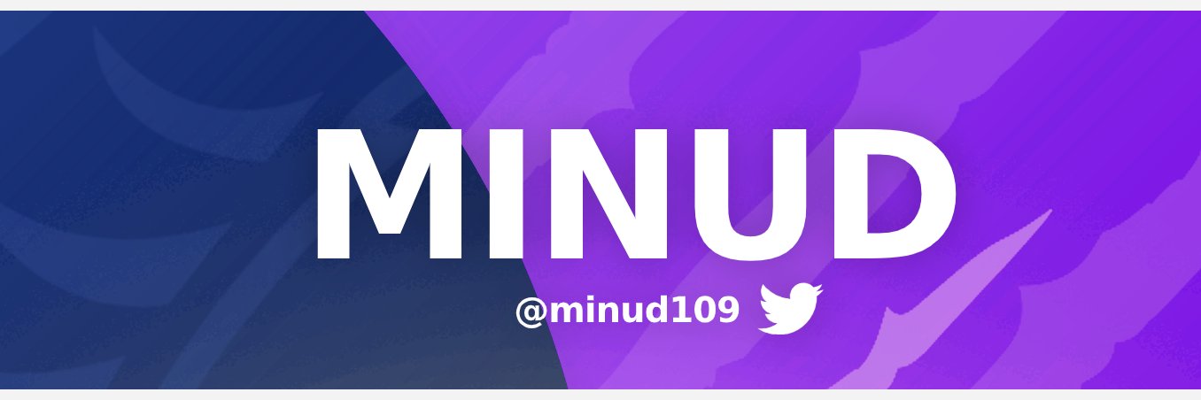 minud109's profile banner image