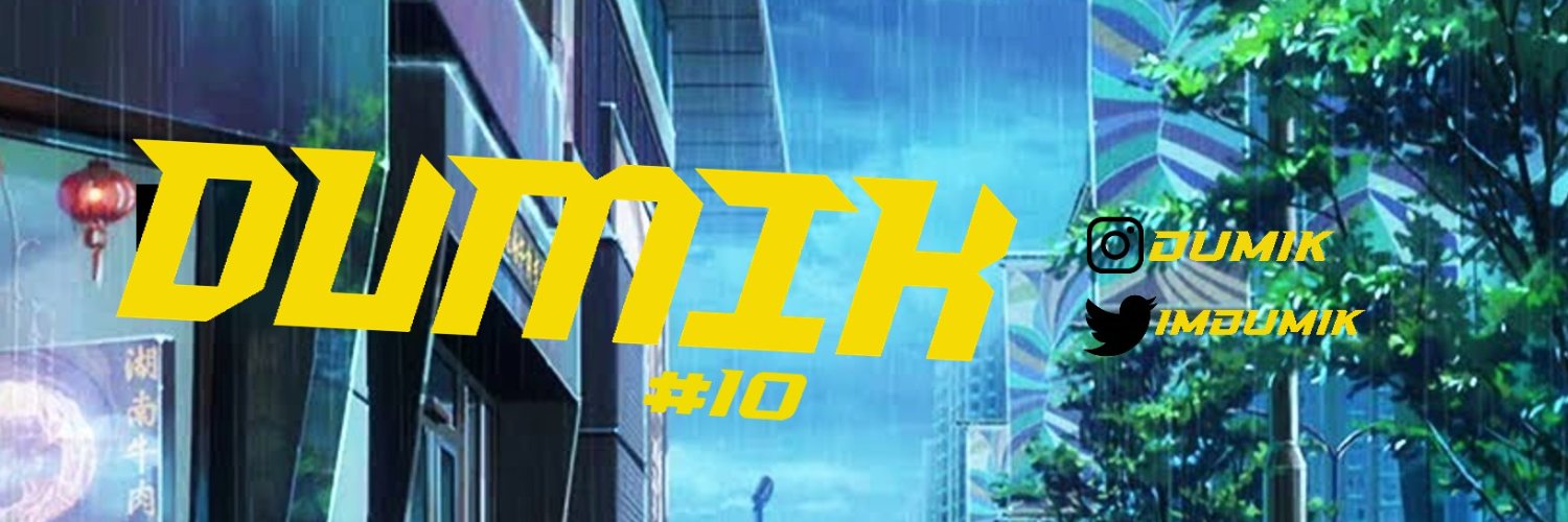 imdumik's profile banner image