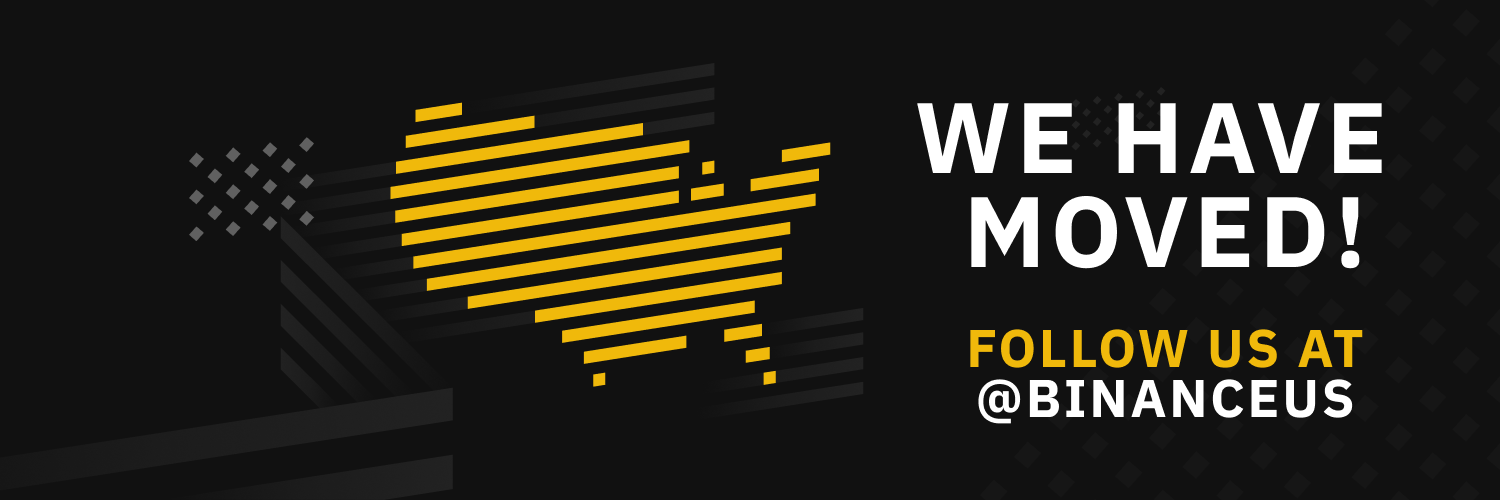 Follow us @BinanceUS banner