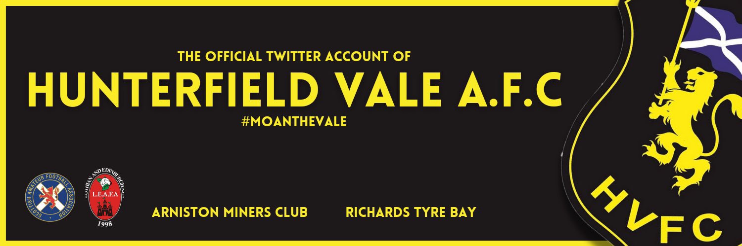 Hunterfield Vale Afc banner