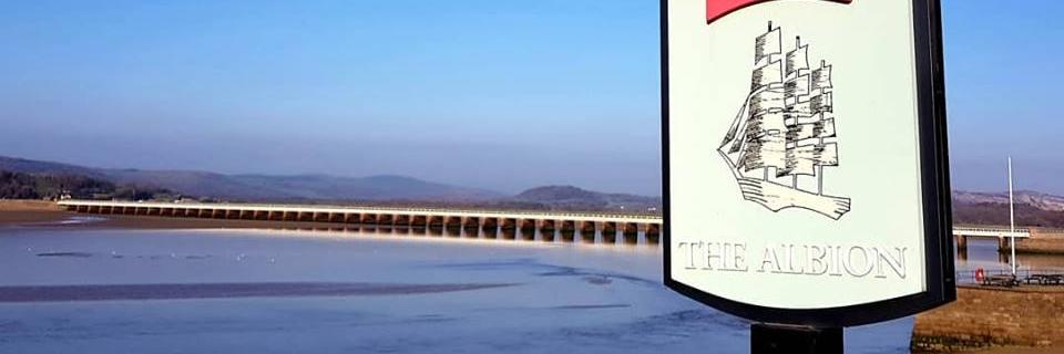 The Albion, Arnside banner