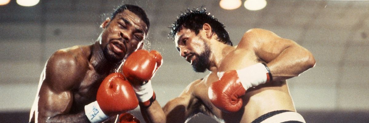 1980s Boxing's banner