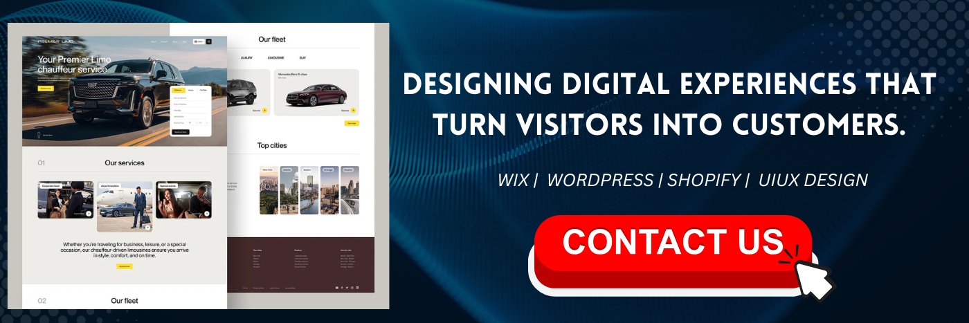 UI/UX | Wix | Wordpress | Shopify | Crypto Expert banner