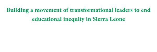 TeachForSalone Profile Banner