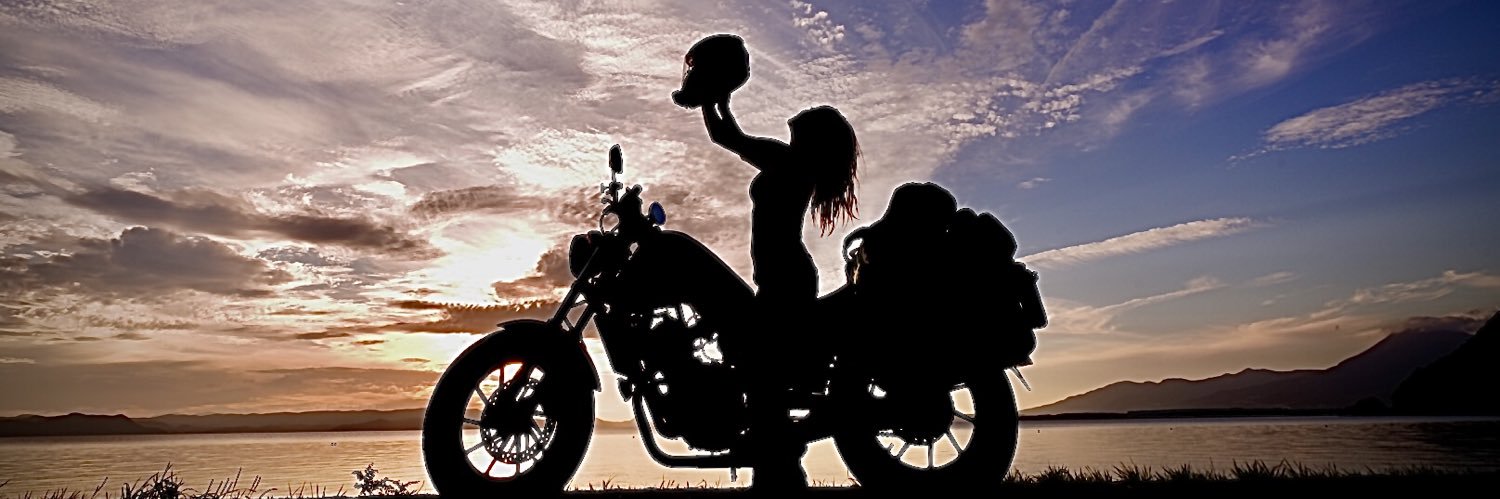 サメに噛まれたバイク女子🦈みんたん❤️3/28モタサイ banner