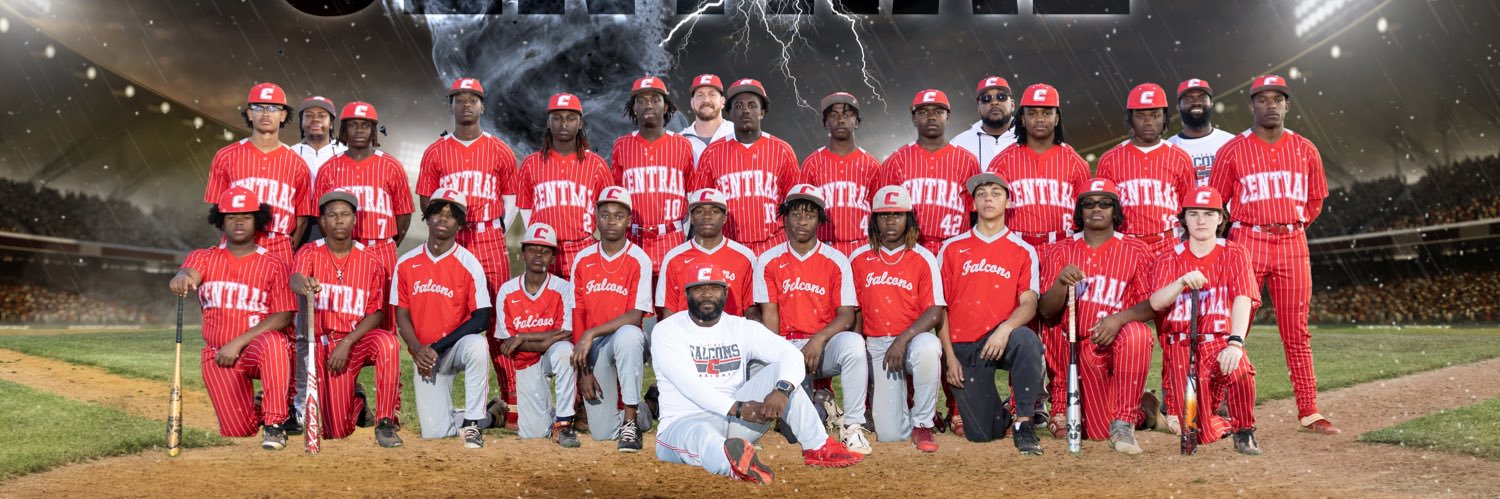 Central Falcons Baseball banner