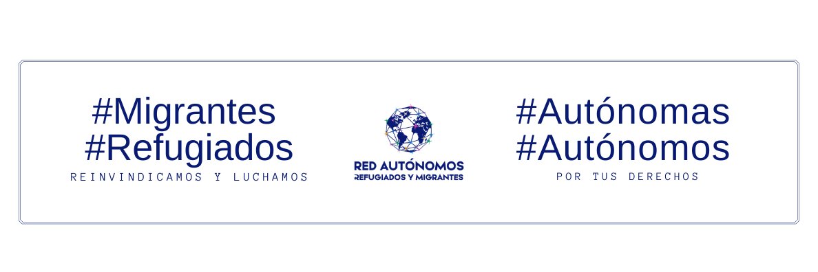 Red Autónomos - Refugiados y Migrantes banner