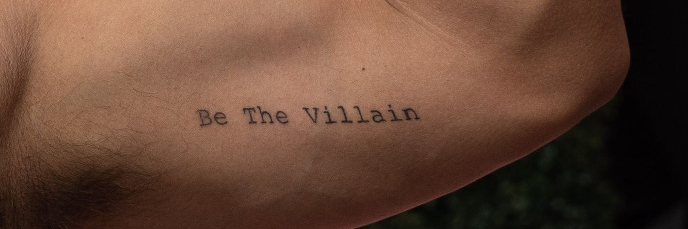 Be The Villain's banner