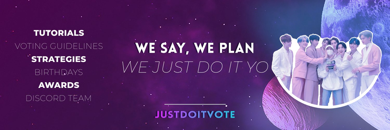 JUST VOTE IT, UNIVERSE! ⬠ ~ on hiatus banner