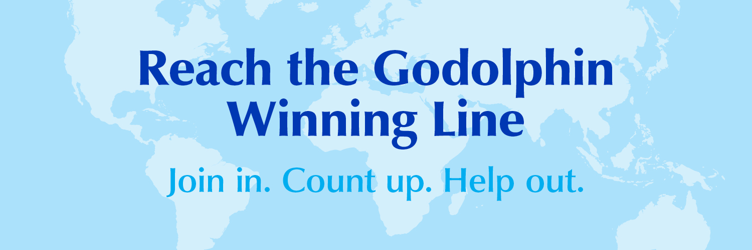 Godolphin winning line banner