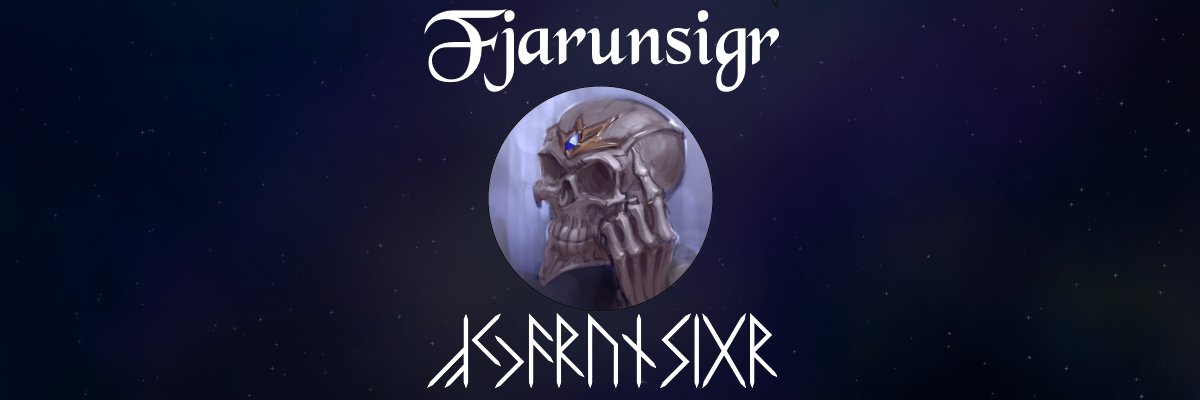 Fjarunsigr banner