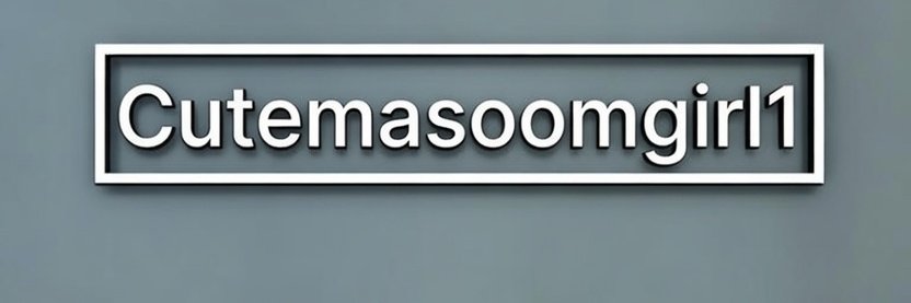 adorablemasoom's profile banner image