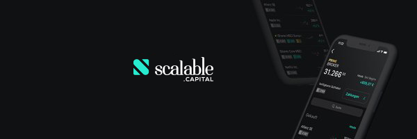 Scalable Capital Status banner