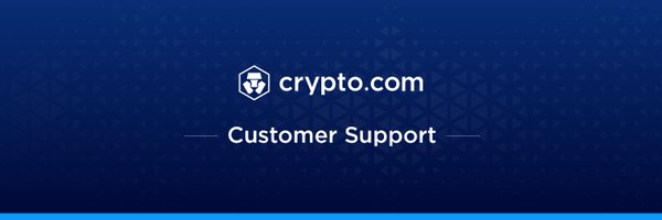 Crypto.com Customer Support Profile Banner