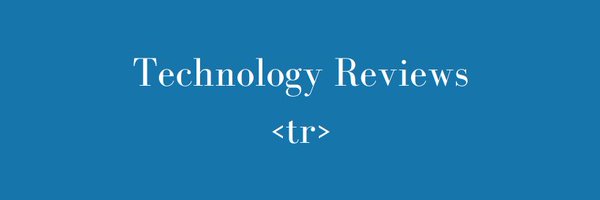 Technology Reviews Profile Banner