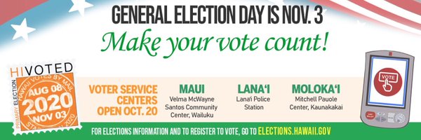 Maui County Elections Profile Banner
