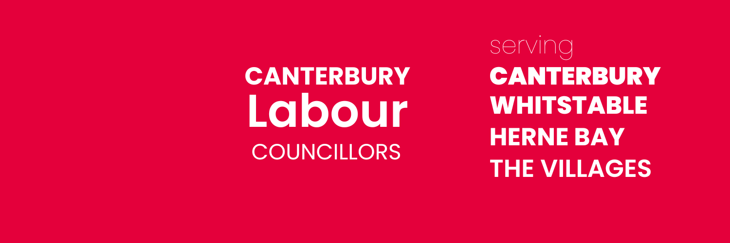 Canterbury Labour Councillors 🌹 banner