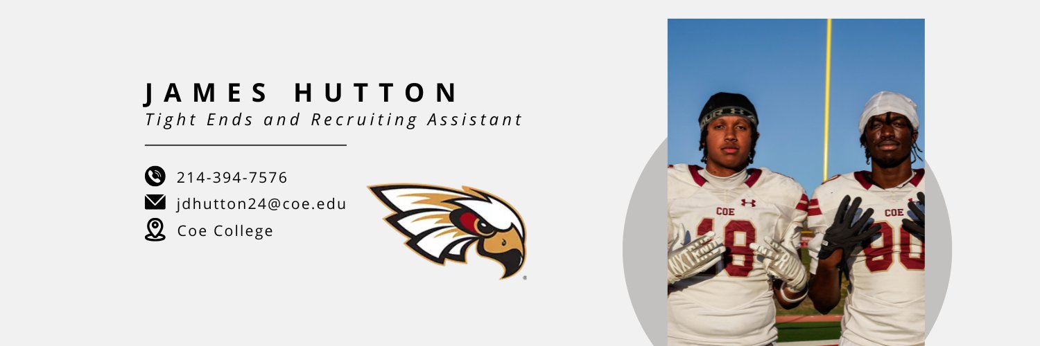 Coach James Hutton banner