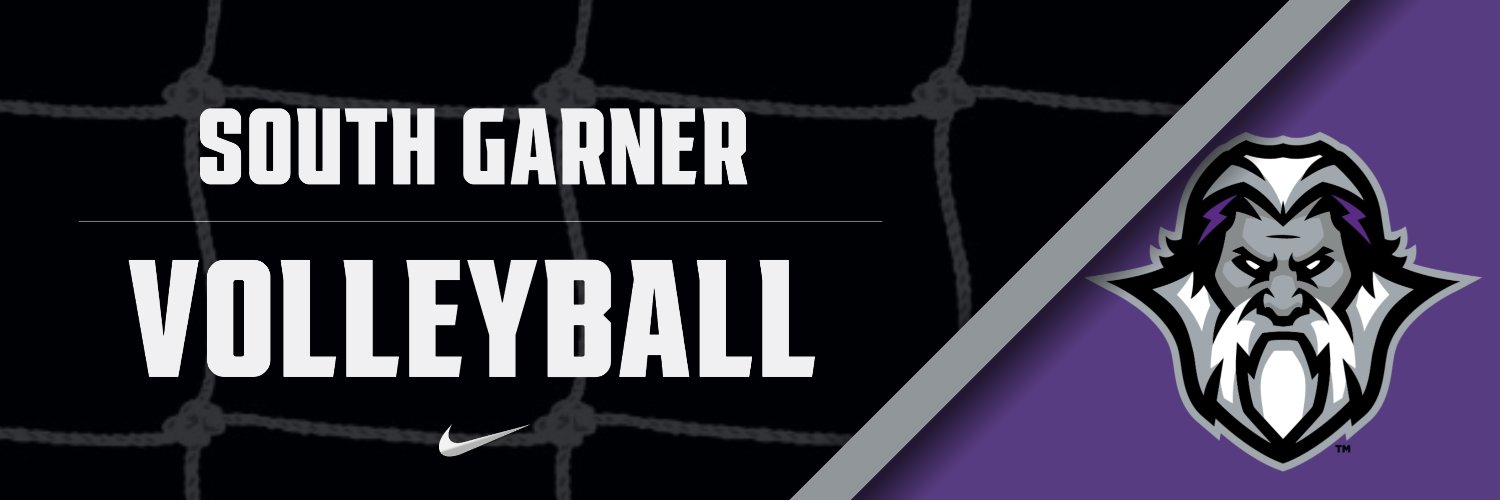 South Garner Volleyball banner