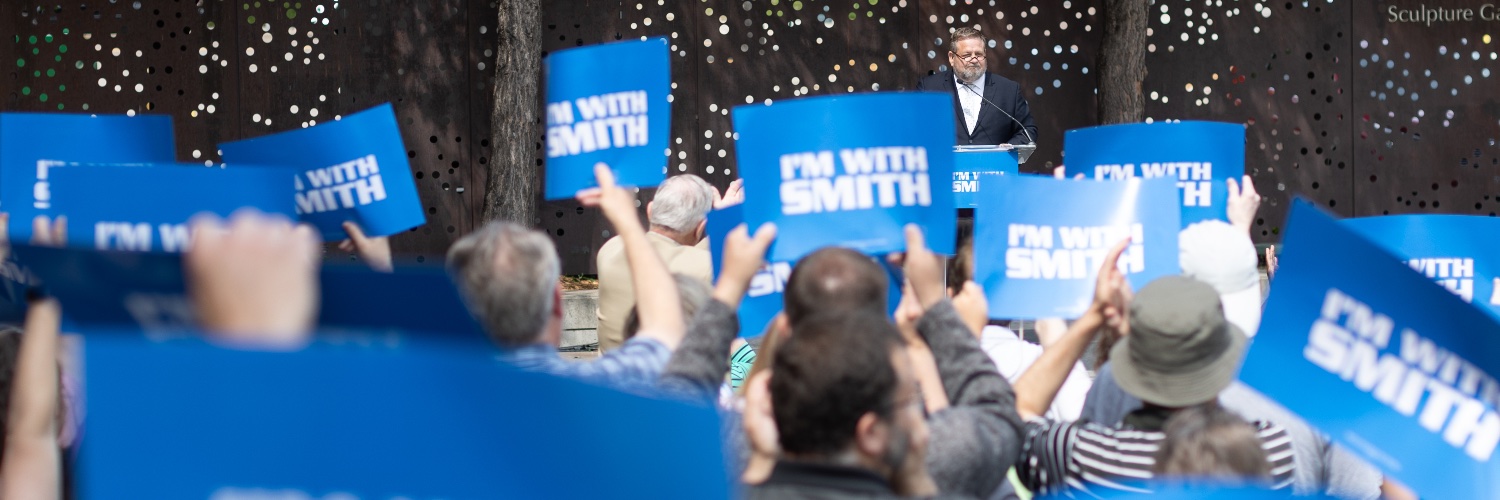 Senator Jamie Smith banner