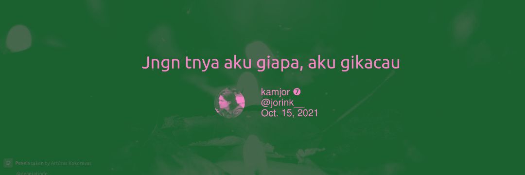 | Kamjor banner