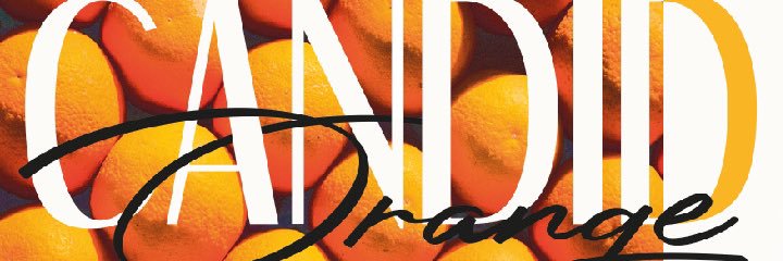 Candid Orange banner