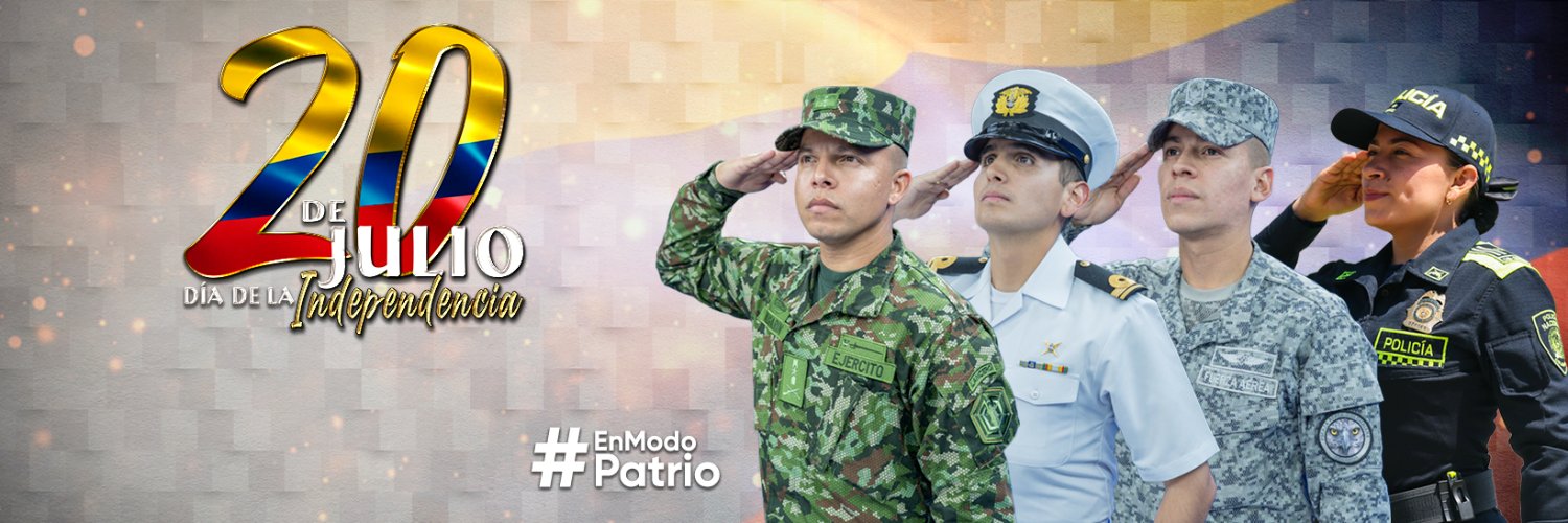 Ejército Nacional de Colombia's banner