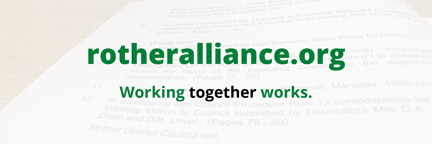 RotherAlliance's profile banner image