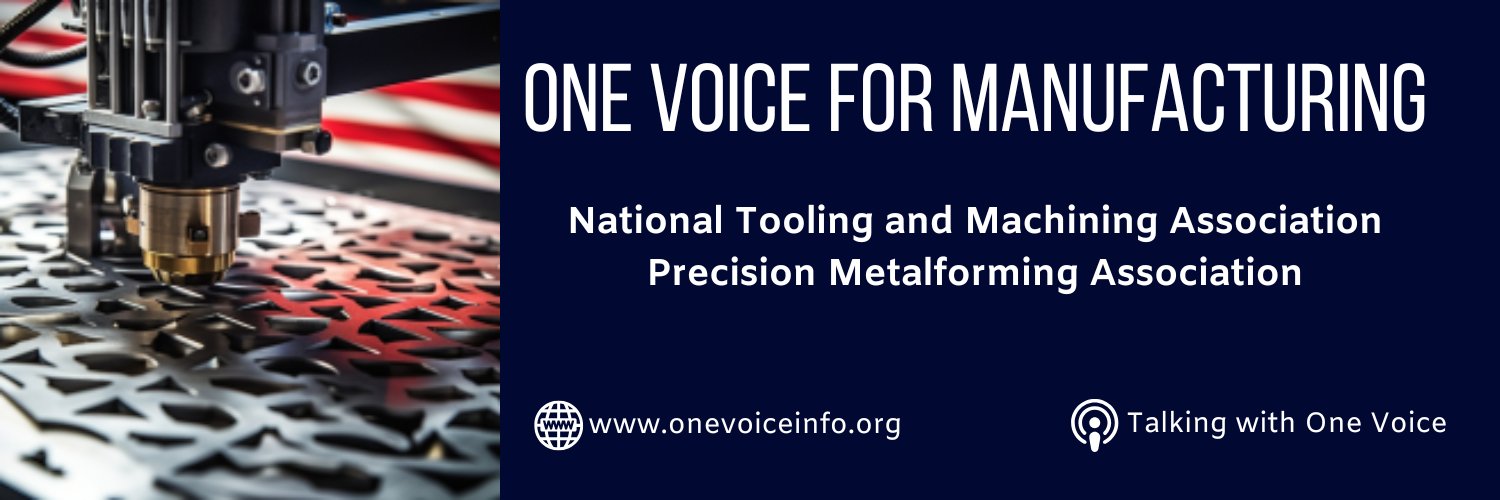 One Voice for Mfg banner