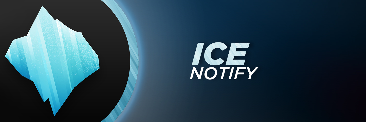 Ice Notify banner