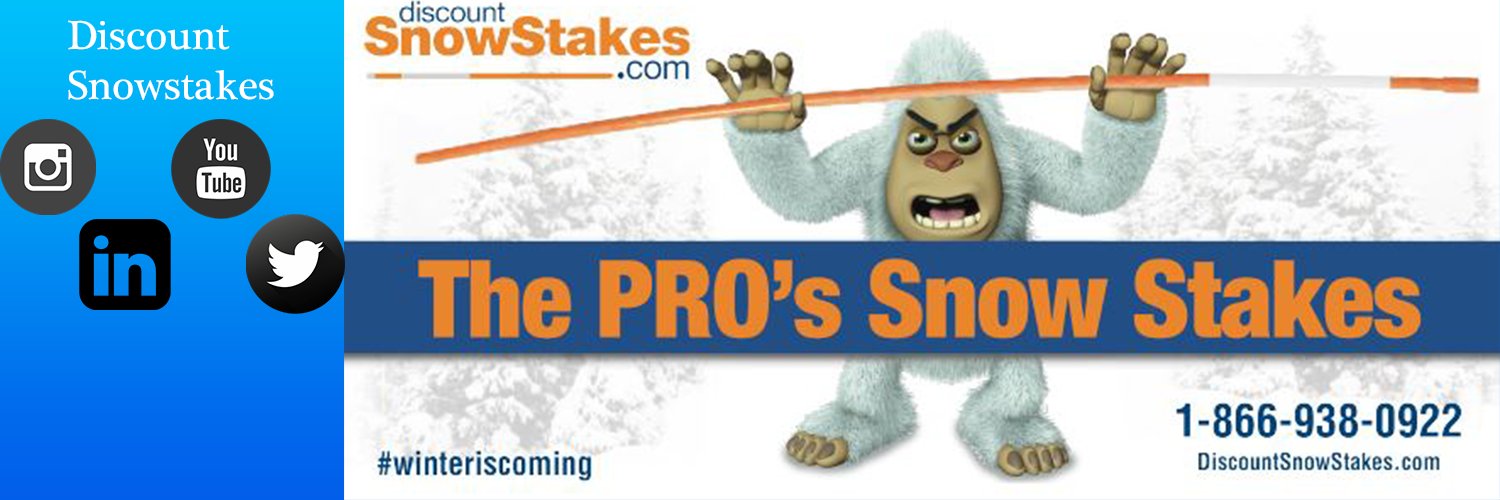 Discount Snow Stakes banner
