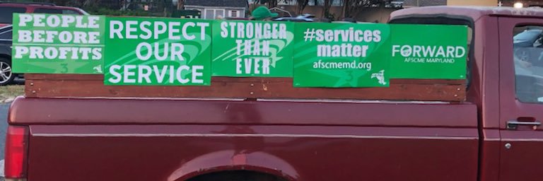 AFSCME Maryland Council 3 banner
