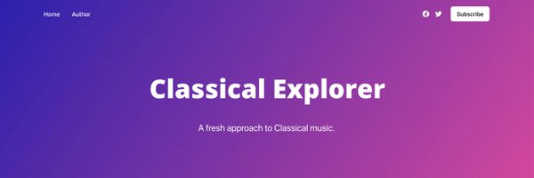 ClassicalExplo1 Profile Banner