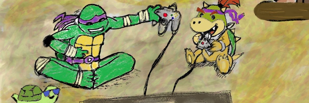 💜🤍💚 Go Dark Turtle VA banner