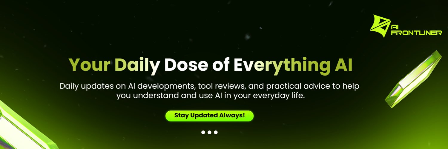 AI Frontliner banner