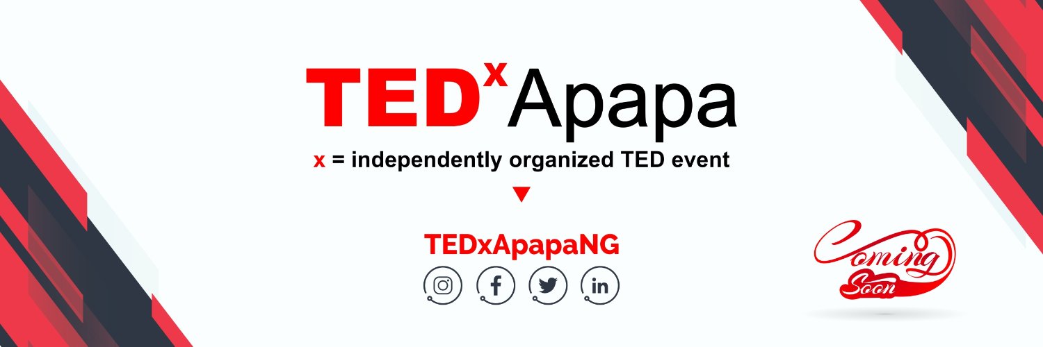 TEDxApapaNG's profile banner image