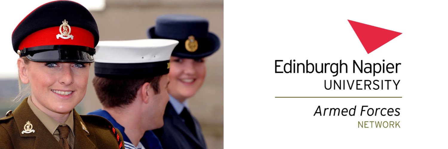 Edinburgh Napier Armed Forces Network banner