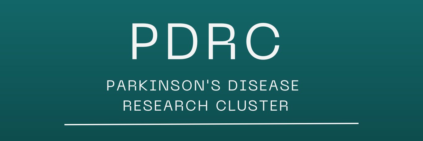 Parkinson's disease Research Cluster banner