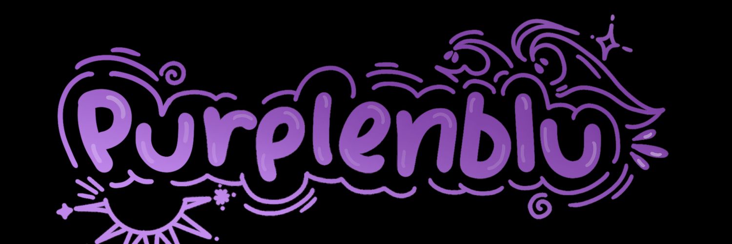 purple and blue banner