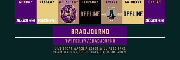 BradJourno Profile Banner
