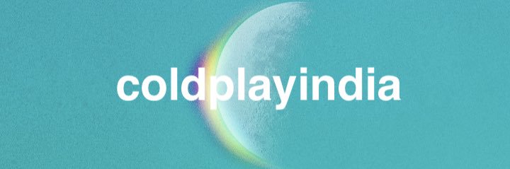Coldplay India banner