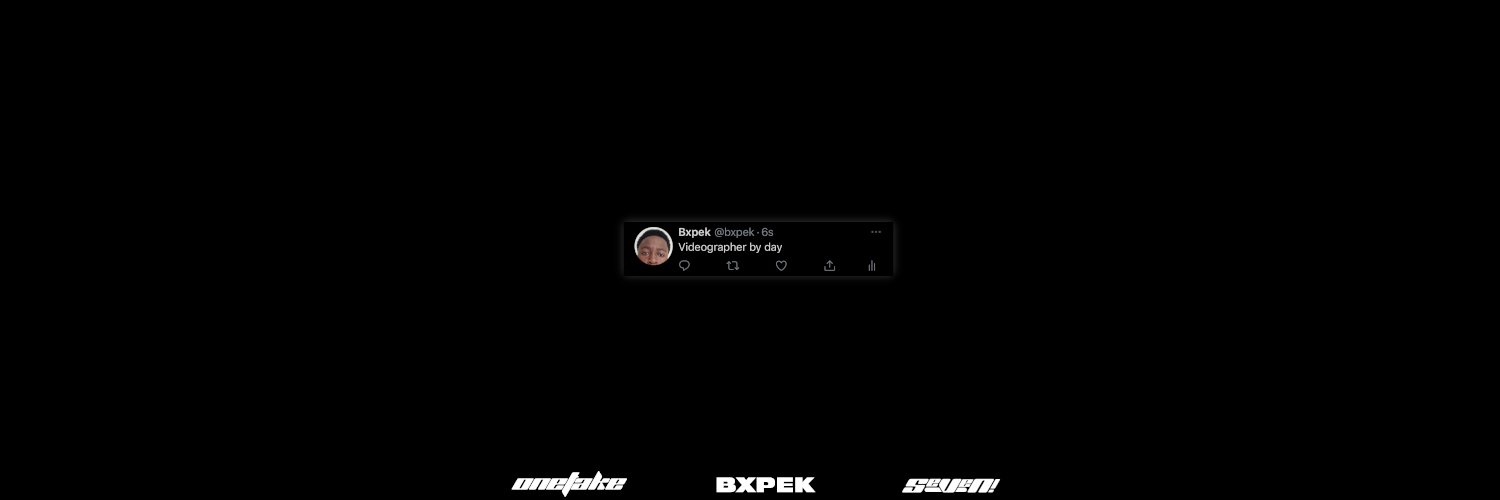bxpek's profile banner image