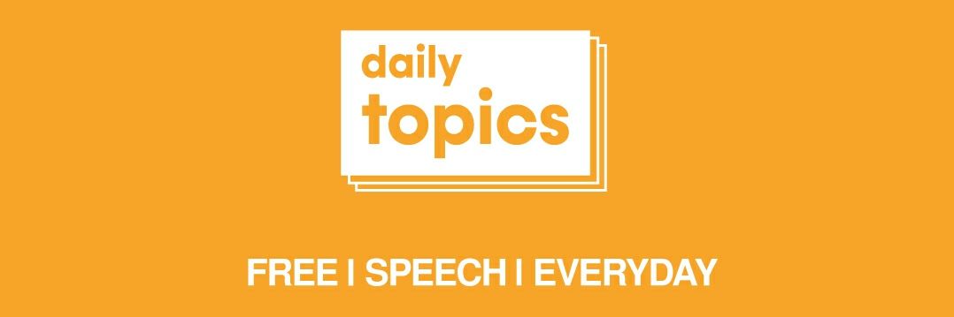 Daily Topics banner