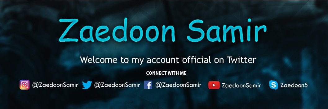 ZaedoonSamir's profile banner image