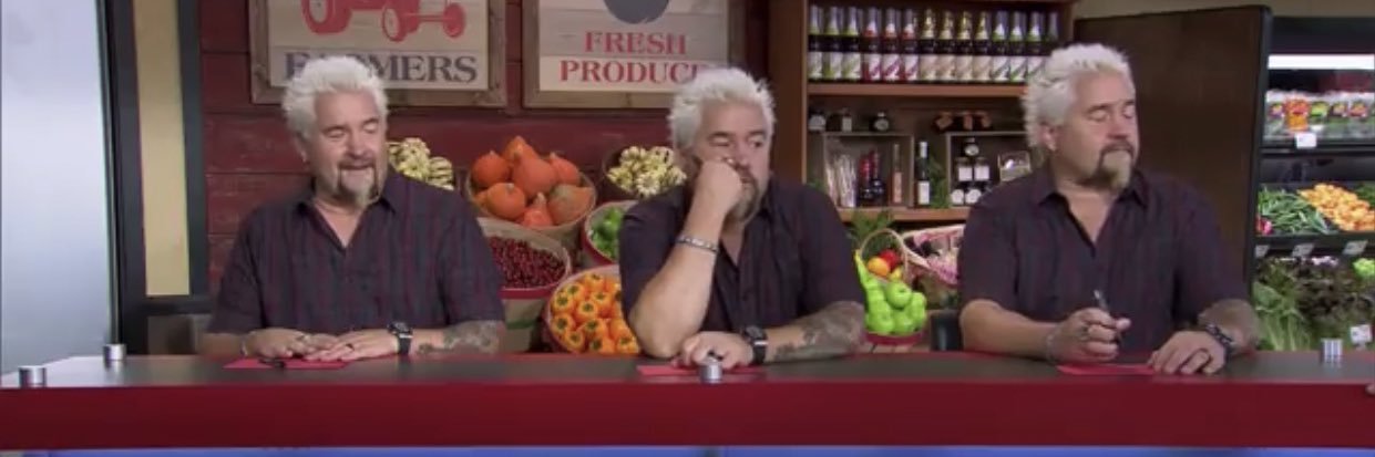 No Context Guy Fieri banner