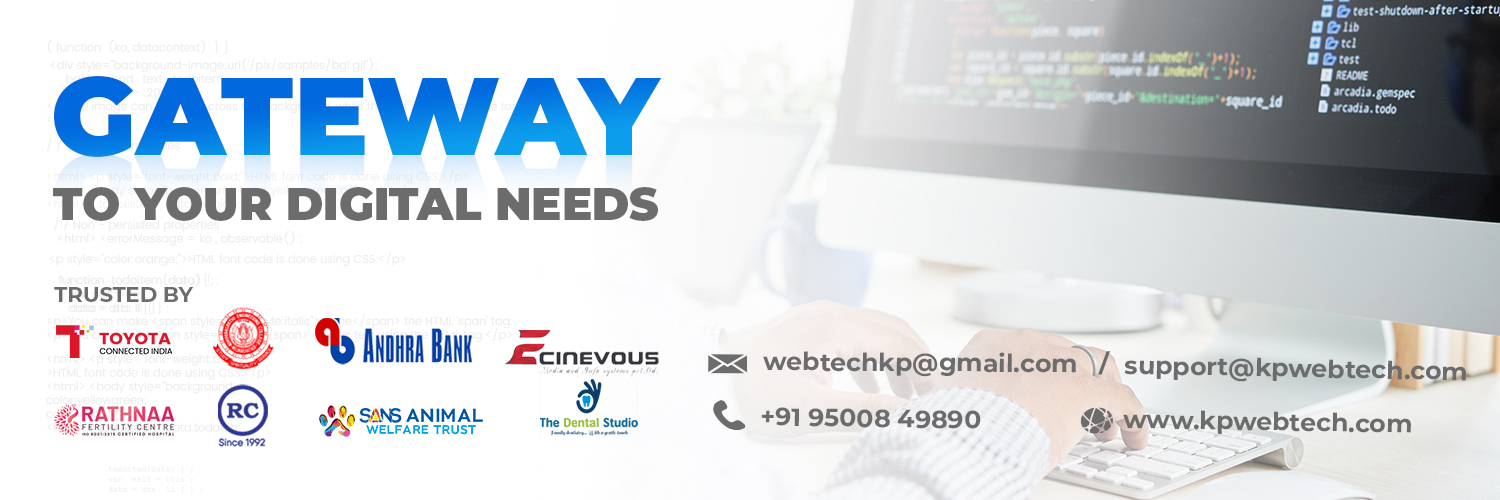 KP Webtech banner