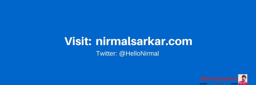 Nirmal Sarkar banner