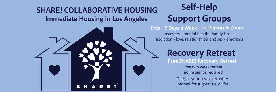SHARE! Self-Help And Recovery Exchange banner