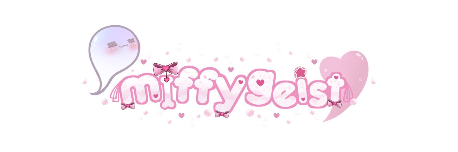 miffy 👻🌸 puppy ghost vtuber banner